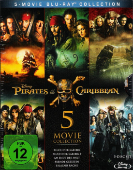 Fluch der Karibik 1 - 5: Pirates of the Caribbean: Box-Set (5-Blu-ray)
