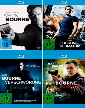 Die Bourne Collection - Jason + Identität + Verschwörung + Ultimatum (5-Blu-ray)