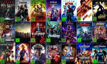 Marvel Studios 22er Mega Bundle - Thor 1-4 Doctor Strange 1+2 Guardians of the Galaxy 1+2 u.v.m. (DVD-Set)