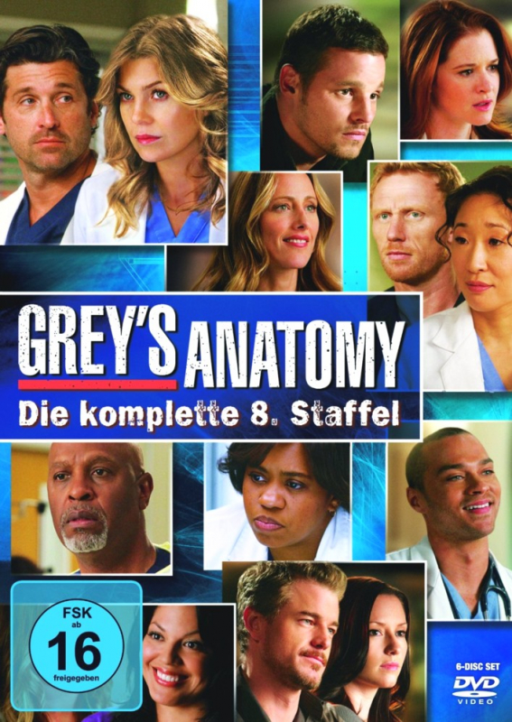 Greys Anatomy - Die komplette 8. Staffel (6-DVD)