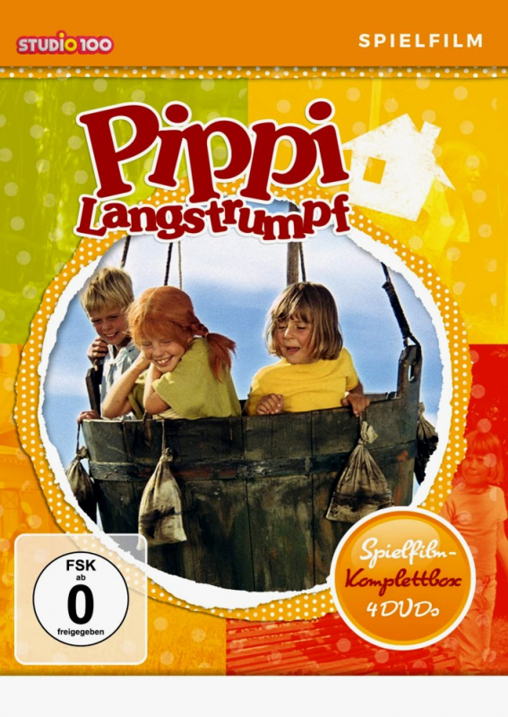 Pippi Langstrumpf - Spielfilm (4-DVD) Box-Set
