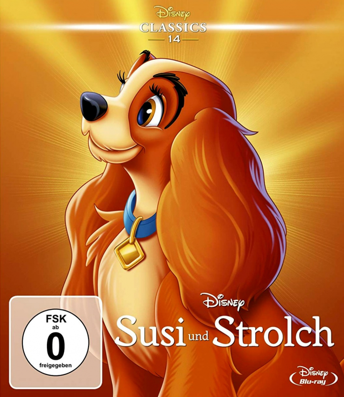 Susi und Strolch - Disney Classics 14 Hochglanz Pappschuber (Blu-ray)