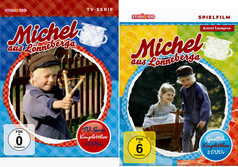 Michel aus Lönneberga - TV-Serie + Spielfilm (6-DVD) 2-Boxen