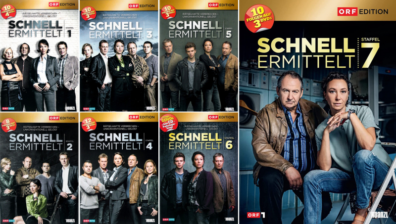 Schnell ermittelt - Die komplette 1. - 7. Staffel (Österreich Version) + Bonus-CD Pathologie-Songs [22-Disc / 7-Boxen]