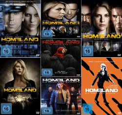 Homeland - Die komplette 1. - 7. Staffel (28-DVD) 7-Boxen