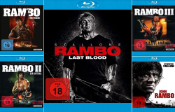 Rambo 1 - 3 Uncut (Digital Remastered) + John Rambo 4 + Last Blood 5 (5-Blu-ray)