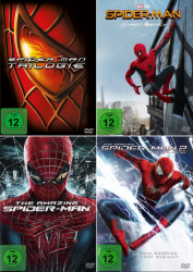 Spider-Man 1 - 3 Box + The Amazing Spider-Man Teil 1 + 2 + Spider-Man Homecoming (6-DVD)