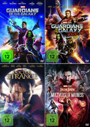 Marvel Studios 22er Mega Bundle - Thor 1-4 Doctor Strange 1+2 Guardians of the Galaxy 1+2 u.v.m. (22-DVD) Inkl. 3 Poster