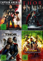 Marvel Studios 22er Mega Bundle - Thor 1-4 Doctor Strange 1+2 Guardians of the Galaxy 1+2 u.v.m. (22-DVD) Inkl. 3 Poster