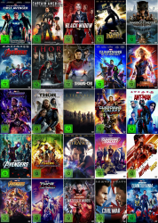 Marvel Studios 25er Mega Bundle - Thor 1-4 Doctor Strange 1+2 Guardians of the Galaxy 1+2 u.v.m. (DVD-Set)