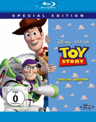 Toy Story 1-4 (Teil 1+2+3+4) Deutsche Originalware [Blu-ray] Keine Box